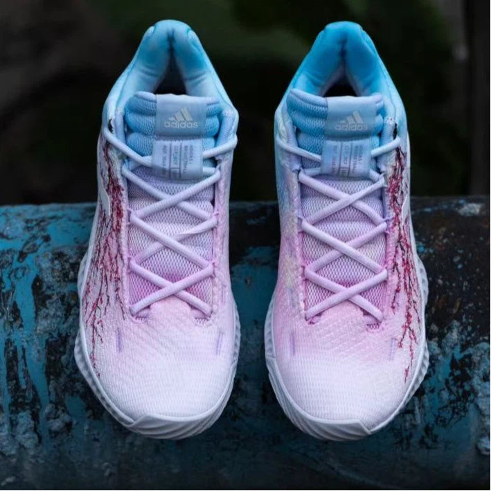adidas Pro Bounce with Plum Blossom Tie-Dye Pattern