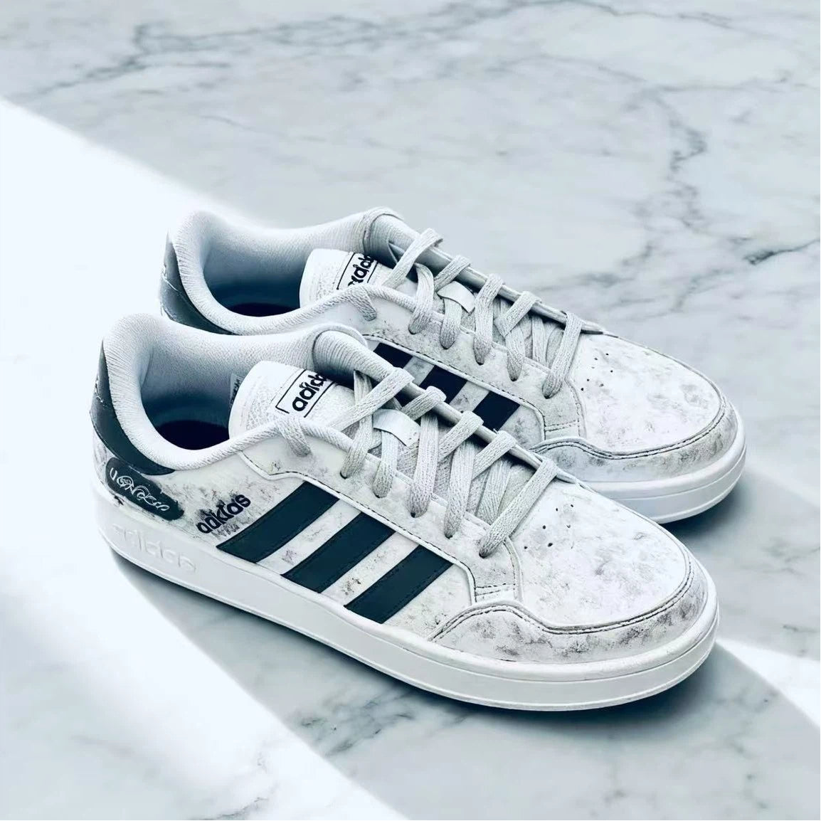 Ink-Dyed adidas neo Breaknet