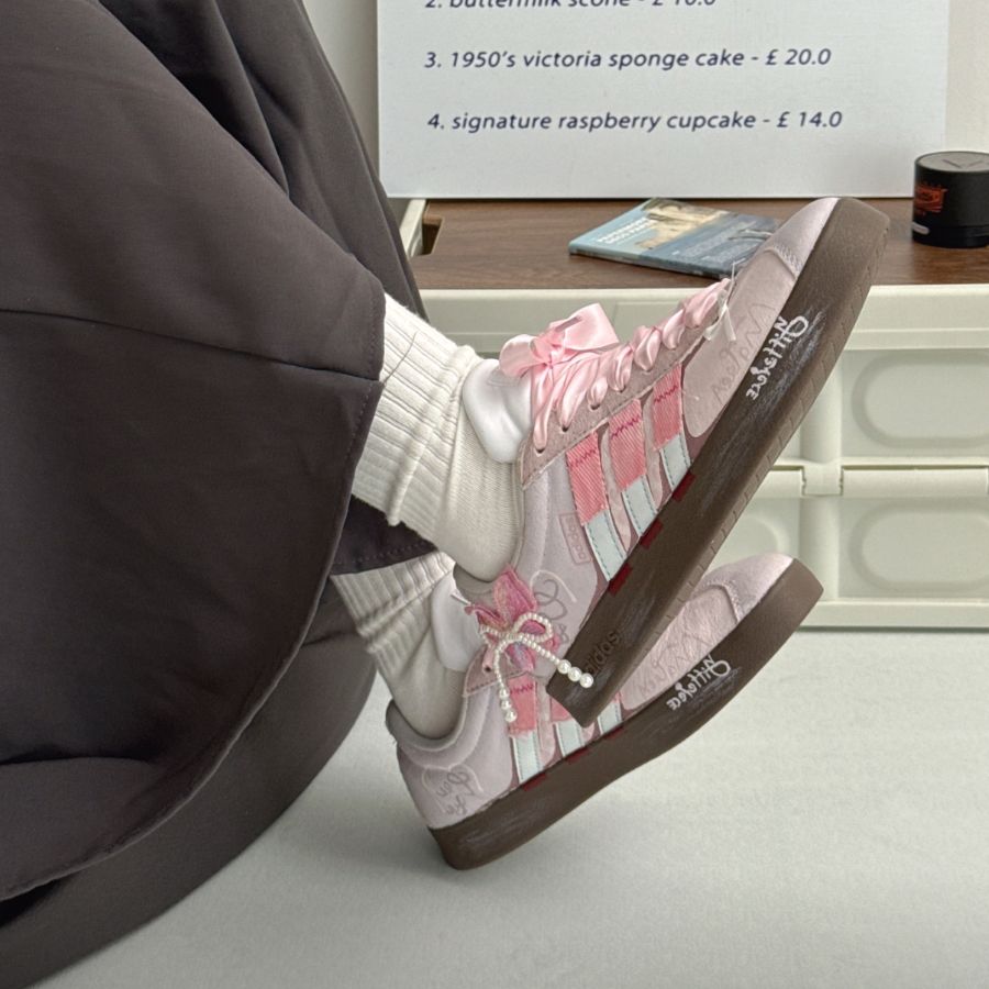 Adidas Pink Plush Doll