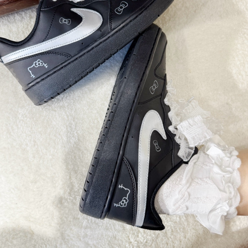 Nike Court Borough Black Kitty