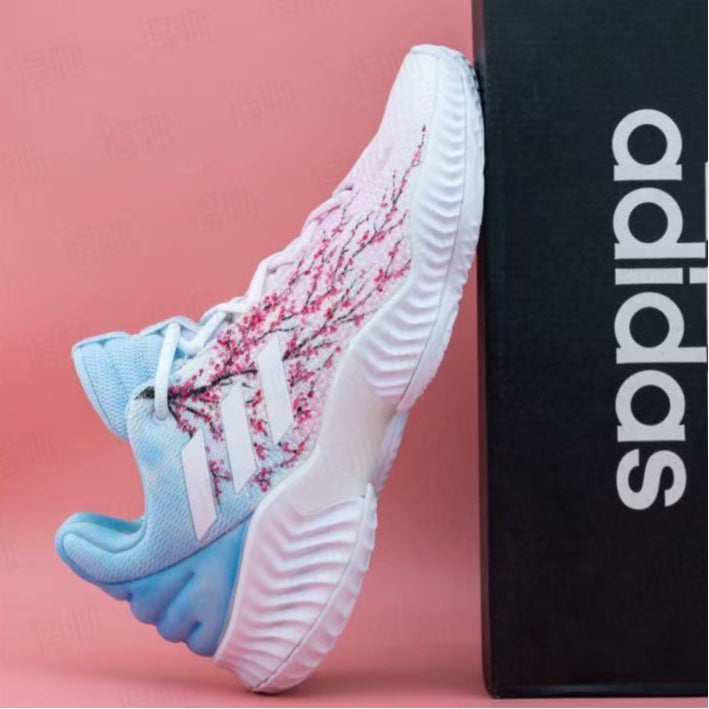 adidas Pro Bounce with Plum Blossom Tie-Dye Pattern