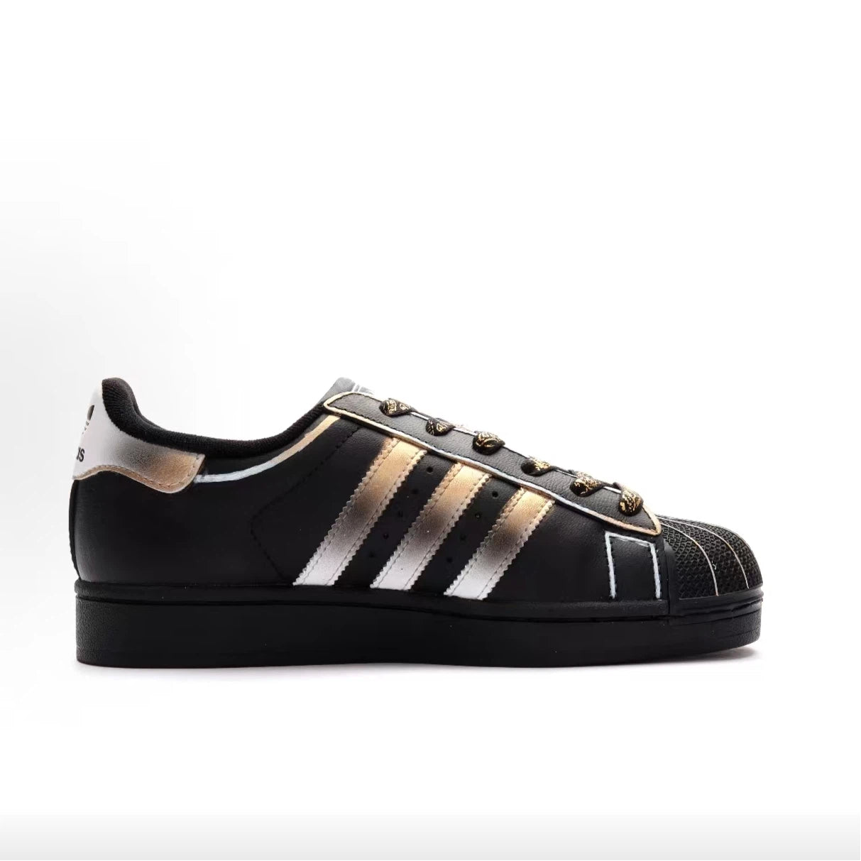 Adidas Black-Gold Imperial Shoe