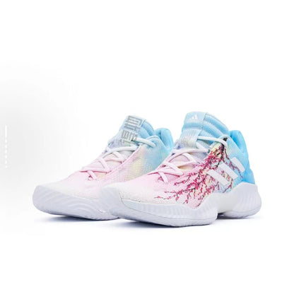 adidas Pro Bounce with Plum Blossom Tie-Dye Pattern