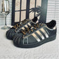 Adidas Black-Gold Imperial Shoe