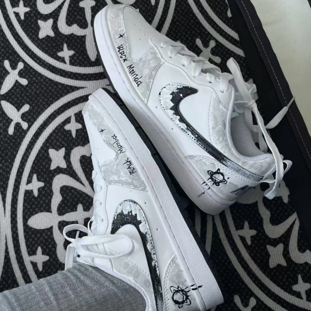 Nike Court Borough Black and White Planet
