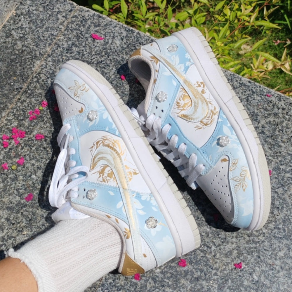 Nike Dunk Jasmine Blue Flower