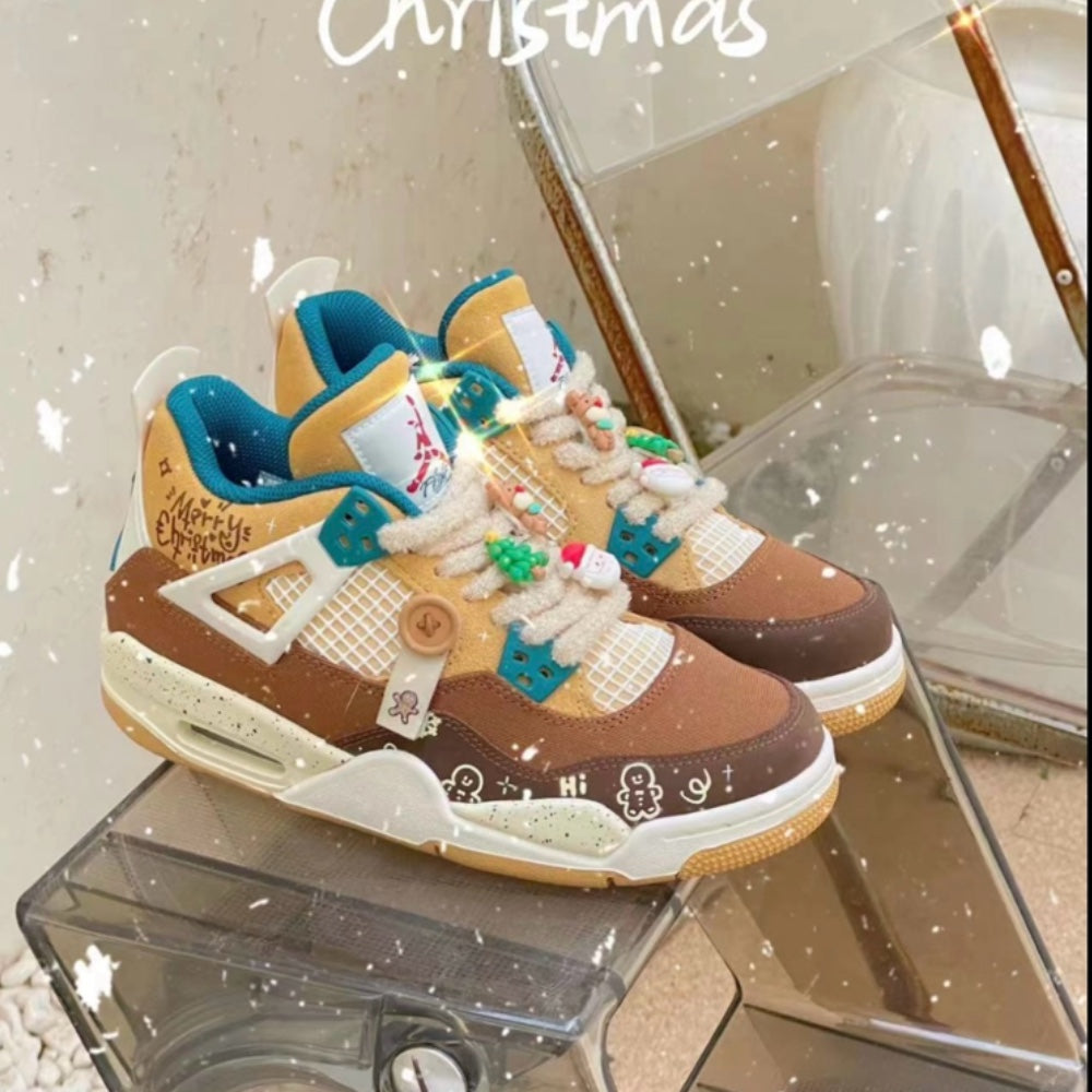 Jordan Air Jordan 4 Gingerbread Man – Solely丨Crafted Solely Customs