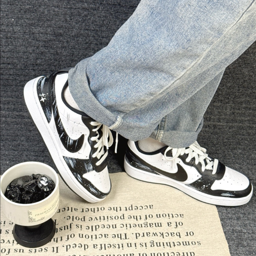 Nike Court Borough Black and White Impression