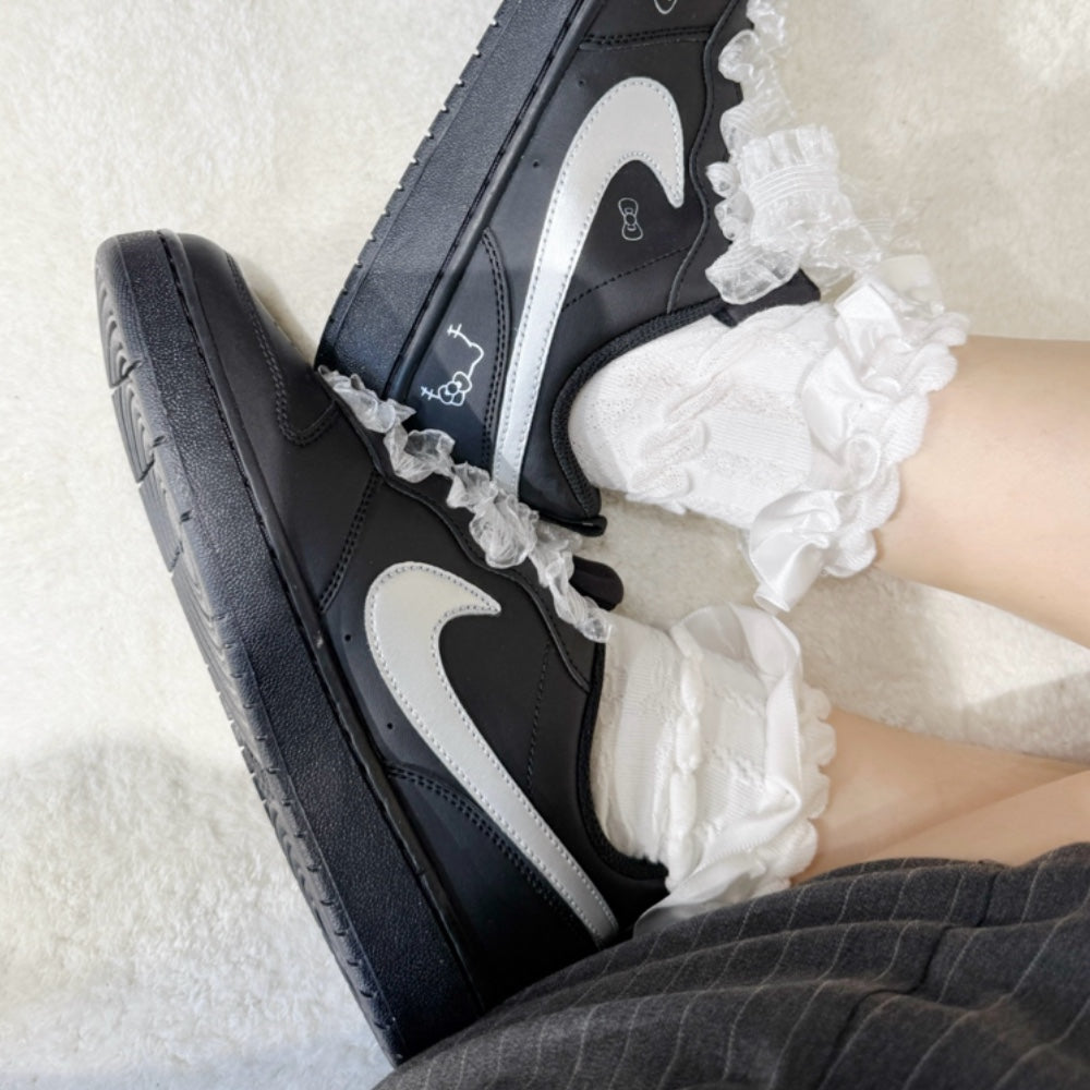 Nike Court Borough Black Kitty