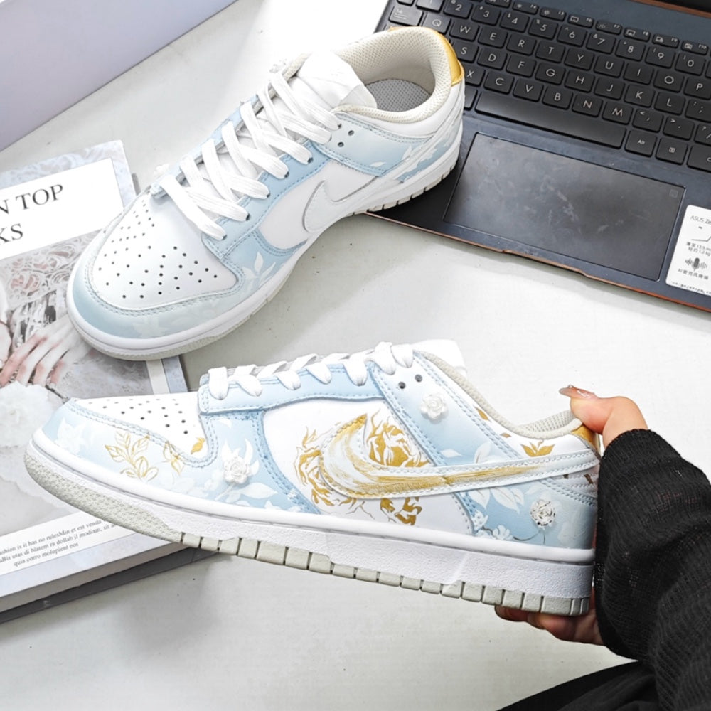 Nike Dunk Jasmine Blue Flower