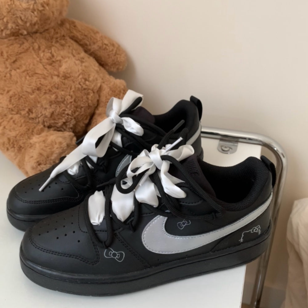 Nike Court Borough Black Kitty