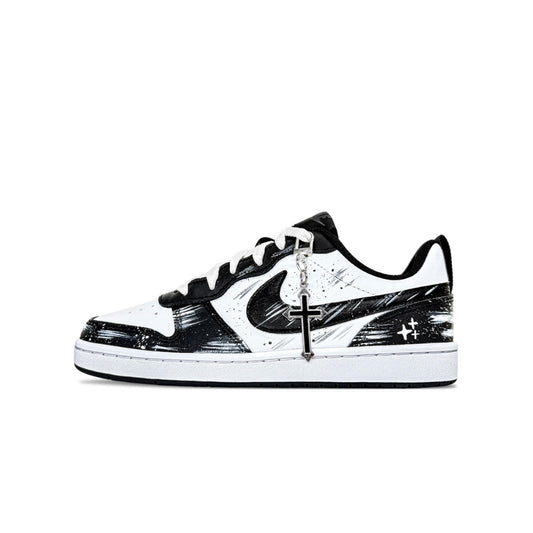 Nike Court Borough Black and White Impression